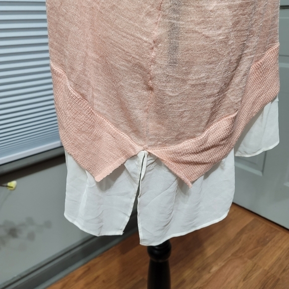 Torrid SHARKBITE 3/4 SLEEVE 2FER KNIT TOP plus size 1 - Picture 3 of 6